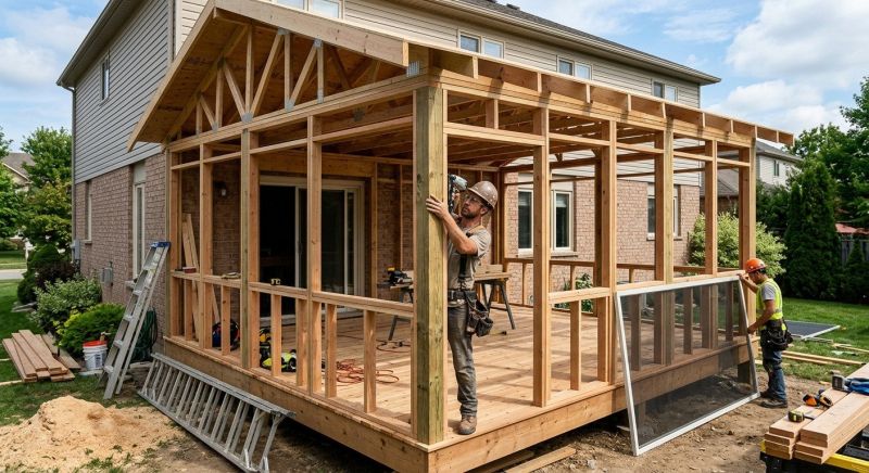 Deck Enclosure Construction in Arvada, CO