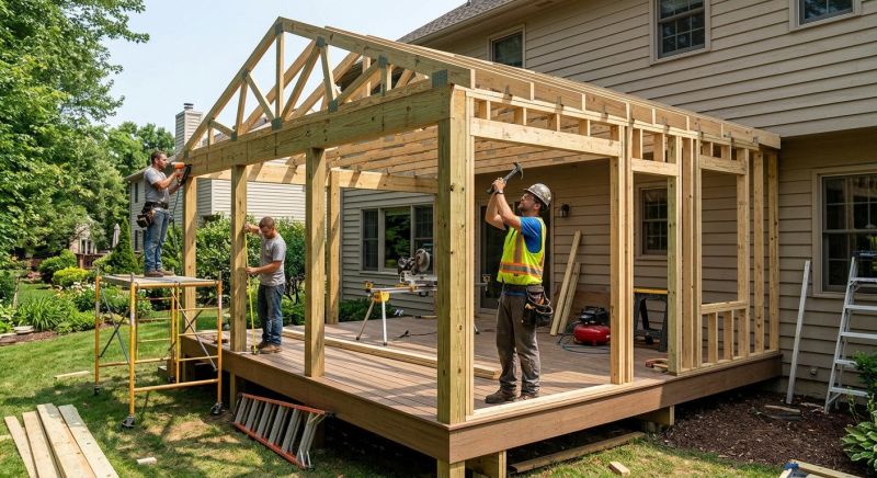 Enclosed Deck Installation in Austin, TX
