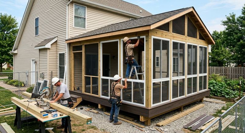 Enclosed Deck Installation in Seattle, WA