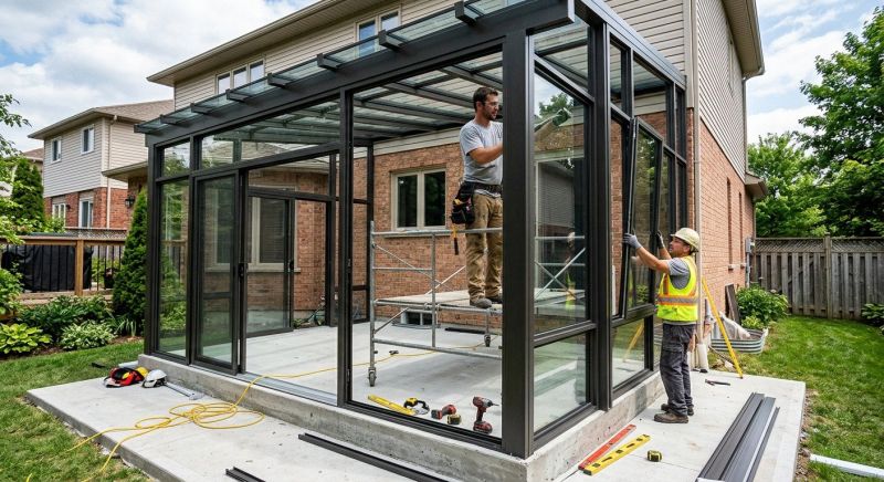 Enclosed Patio Installation in Boulder, CO