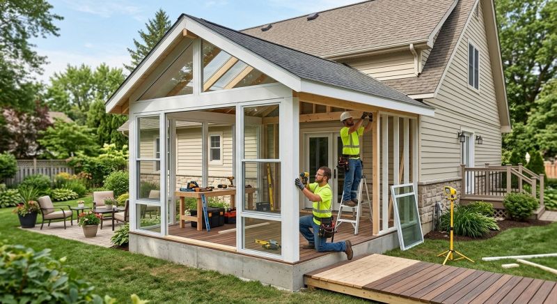 Enclosed Porch Construction in Arvada, CO