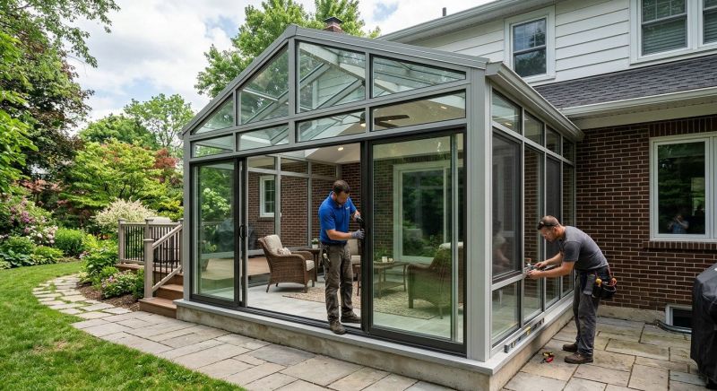 Four Season Room Installation in Asheville, NC