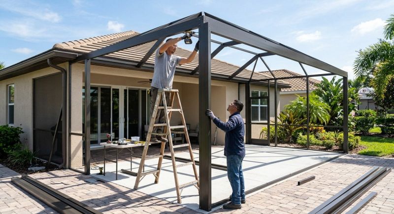 Lanai Installation in Austin, TX