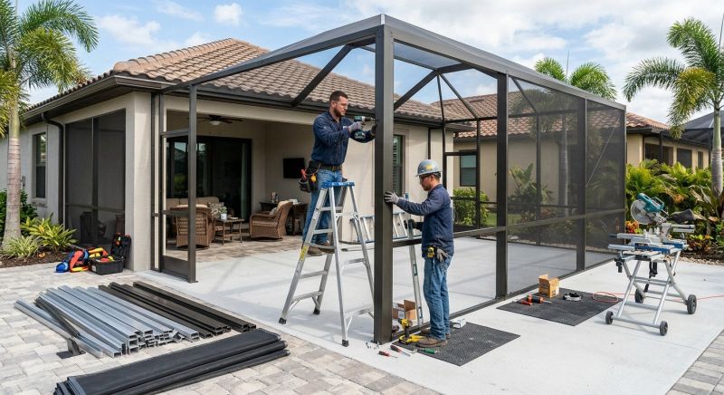 Lanai Installation in Dallas, TX