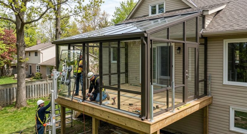 Deck Enclosure Installation in Charlotte, NC