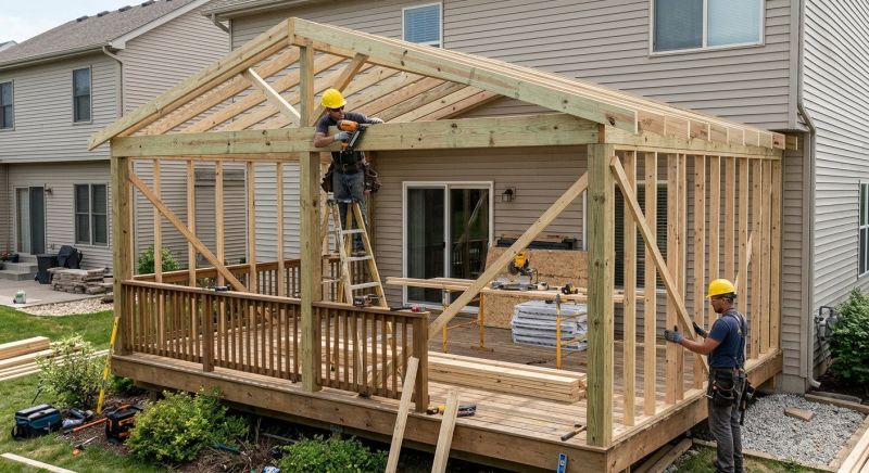 Enclosed Deck Installation in Austin, TX