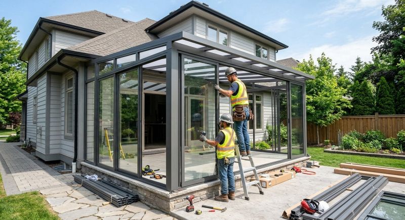 Enclosed Patio Installation in Boulder, CO