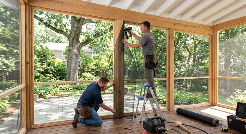 Enclosed Porch Installation in Arvada, CO