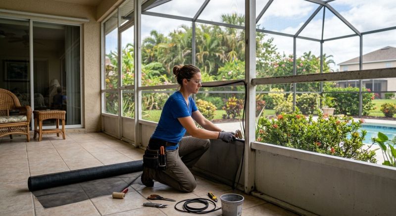 Lanai Enclosure Repair in Knoxville, TN