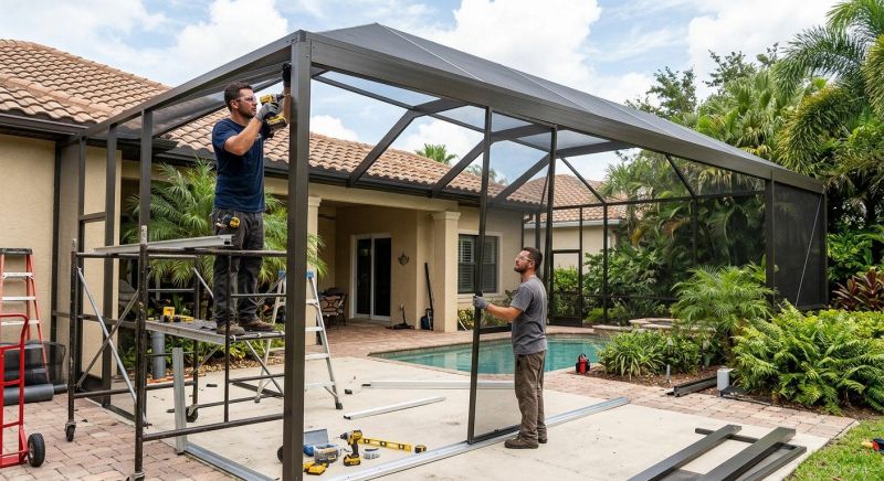 Lanai Installation in Austin, TX