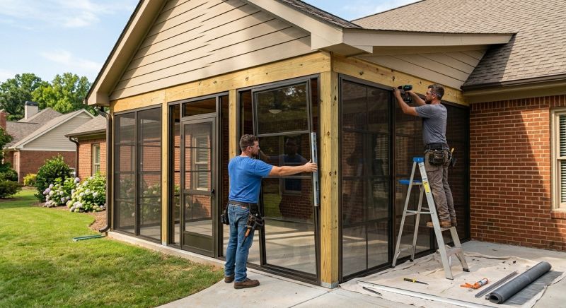 Porch Enclosure Installation in Cincinnati, OH
