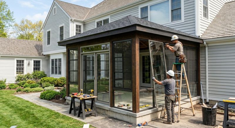 Porch Enclosure Installation in Cincinnati, OH