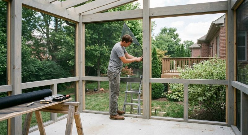 Screened In Porch Installation in Charlotte, NC
