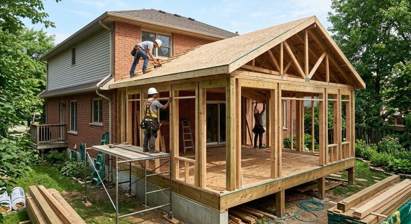 Sunroom Addition Construction in Longmont, CO